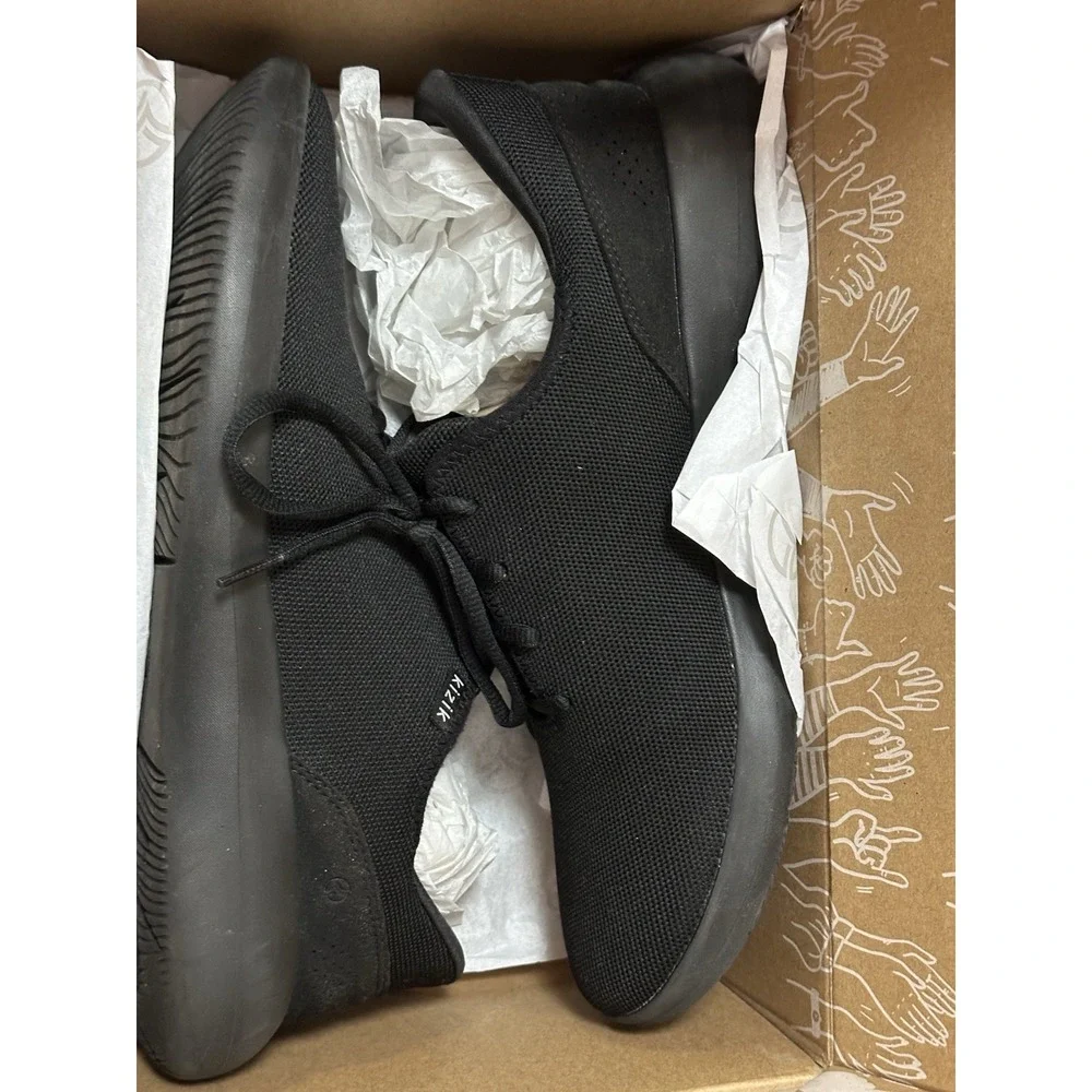Kizik Madrid Eco-Knit Hands‎ Free Men's 11.5/ Women's 13 Slip On Shoes Black